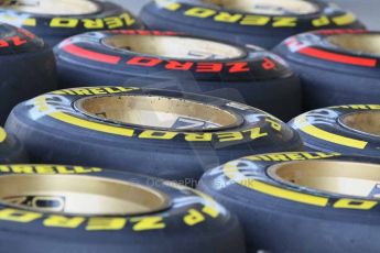 World © Octane Photographic Ltd. 2014 Formula 1 Abu Dhabi Grand Prix, Formula 1 setup, Wednesday 19th November 2014. Pirelli tyres. Digital Ref : 1153CB1DL4554