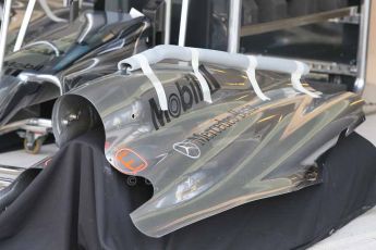 World © Octane Photographic Ltd. 2014 Formula 1 Abu Dhabi Grand Prix, Formula 1 setup, Wednesday 19th November 2014. McLaren Mercedes MP4/29. Digital Ref : 1153CB1DL4581