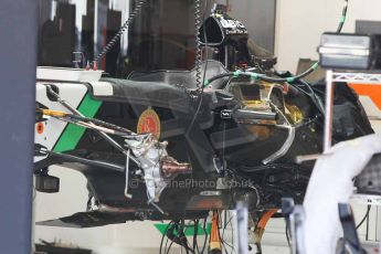 World © Octane Photographic Ltd. 2014 Formula 1 Abu Dhabi Grand Prix, Formula 1 setup, Wednesday 19th November 2014. Sahara Force India VJM07. Digital Ref : 1153CB1DL4585