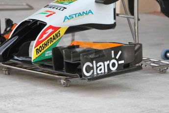 World © Octane Photographic Ltd. 2014 Formula 1 Abu Dhabi Grand Prix, Formula 1 setup, Wednesday 19th November 2014. Sahara Force India VJM07. Digital Ref : 1153CB1DL4586