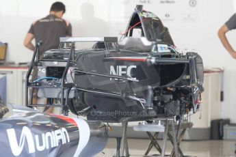 World © Octane Photographic Ltd. 2014 Formula 1 Abu Dhabi Grand Prix, Formula 1 setup, Wednesday 19th November 2014. Sauber F1 Team C33. Digital Ref : 1153CB1DL4598