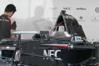 World © Octane Photographic Ltd. 2014 Formula 1 Abu Dhabi Grand Prix, Formula 1 setup, Wednesday 19th November 2014. Sauber F1 Team C33. Digital Ref : 1153CB1DL4600