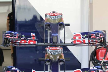 World © Octane Photographic Ltd. 2014 Formula 1 Abu Dhabi Grand Prix, Formula 1 setup, Wednesday 19th November 2014. Scuderia toro Rosso STR9. Digital Ref : 1153CB1DL4615