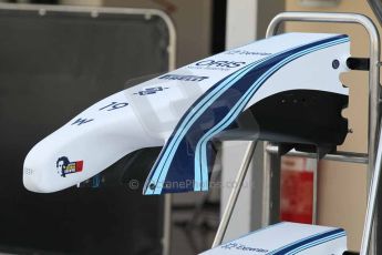 World © Octane Photographic Ltd. 2014 Formula 1 Abu Dhabi Grand Prix, Formula 1 setup, Wednesday 19th November 2014. Williams Racing FW36. Digital Ref : 1153CB1DL4619