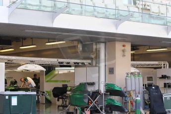 World © Octane Photographic Ltd. 2014 Formula 1 Abu Dhabi Grand Prix, Formula 1 setup, Wednesday 19th November 2014. Caterham F1 Team CT05. Digital Ref : 1153CB1DL4633