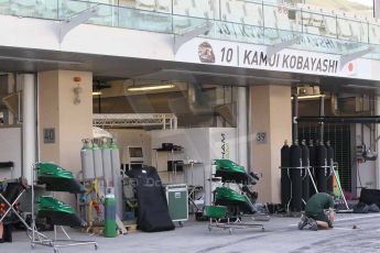 World © Octane Photographic Ltd. 2014 Formula 1 Abu Dhabi Grand Prix, Formula 1 setup, Wednesday 19th November 2014. Caterham F1 Team CT05. Digital Ref : 1153CB1DL4636