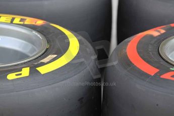 World © Octane Photographic Ltd. 2014 Formula 1 Abu Dhabi Grand Prix, Formula 1 setup, Wednesday 19th November 2014. Pirelli Tyres. Digital Ref : 1153CB1DL4646