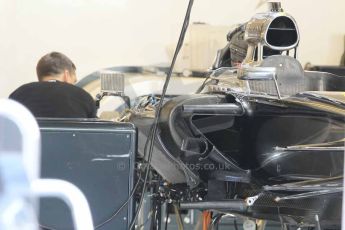 World © Octane Photographic Ltd. 2014 Formula 1 Abu Dhabi Grand Prix, Formula 1 setup, Wednesday 19th November 2014. McLaren Mercedes MP4/29. Digital Ref : 1153CB1DL4648