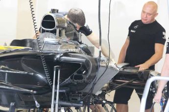 World © Octane Photographic Ltd. 2014 Formula 1 Abu Dhabi Grand Prix, Formula 1 setup, Wednesday 19th November 2014. McLaren Mercedes MP4/29. Digital Ref : 1153CB1DL4675