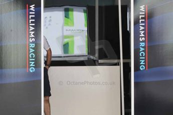 World © Octane Photographic Ltd. 2014 Formula 1 Abu Dhabi Grand Prix, Formula 1 setup, Wednesday 19th November 2014. Williams Racing Team Villa entrance. Digital Ref : 1153CB1DL4711
