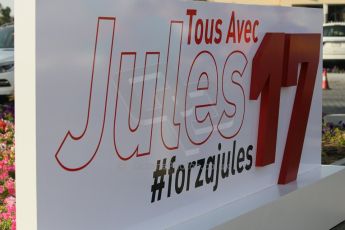 World © Octane Photographic Ltd. 2014 Formula 1 Abu Dhabi Grand Prix, Formula 1 setup, Wednesday 19th November 2014. Tous Avec Jules Digital Ref : 1153LW1L4779