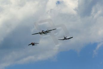 World © Octane Photographic Ltd. Sunday 22nd June 2014. Red Bull Ring, Spielberg – Austria, Airshow. Vought F4U Corsair, B25 Mitchell and Dornier Alpha Jet. Digital Ref: 1002LB1D4884