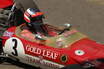 World © Octane Photographic Ltd. Sunday 22nd June 2014. Red Bull Ring, Spielberg – Austria - Formula 1 Legends. Gerhard Berger - Lotus 49. Digital Ref: 1003LB1D1678