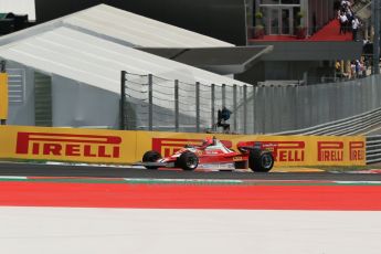 World © Octane Photographic Ltd. Sunday 22nd June 2014. Red Bull Ring, Spielberg – Austria, Formula 1 Legends. Niki Lauda - Ferrari 321T2. Digital Ref: 1003LB1D4523