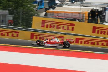 World © Octane Photographic Ltd. Sunday 22nd June 2014. Red Bull Ring, Spielberg – Austria, Formula 1 Legends. Niki Lauda - Ferrari 321T2. Digital Ref: 1003LB1D4666