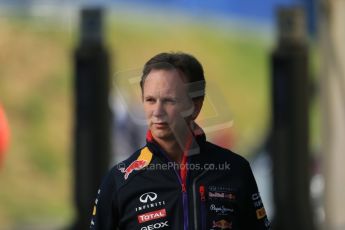 World © Octane Photographic Ltd. Sunday 22nd June 2014. Red Bull Ring, Spielberg – Austria - Formula 1 Paddock. Infiniti red Bull racing Team Principle - Christian Horner. Digital Ref : 0998LB1D3752