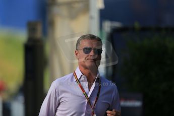 World © Octane Photographic Ltd. Sunday 22nd June 2014. Red Bull Ring, Spielberg – Austria - Formula 1 Paddock. BBC F1 - Davis Coulthard. Digital Ref : 0998LB1D3765