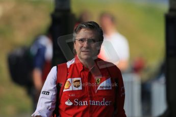 World © Octane Photographic Ltd. Sunday 22nd June 2014. Red Bull Ring, Spielberg – Austria - Formula 1 Paddock. Scuderia Ferrari Technical Director (Chassis) – Pat Fry. Digital Ref : 0998LB1D3781