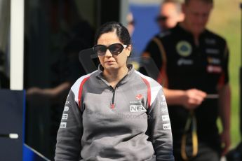 World © Octane Photographic Ltd. Sunday 22nd June 2014. Red Bull Ring, Spielberg – Austria - Formula 1 Paddock. Sauber Team Principle - Monisha Kaltenborn. Digital Ref : 0998LB1D3797