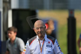 World © Octane Photographic Ltd. Sunday 22nd June 2014. Red Bull Ring, Spielberg – Austria - Formula 1 Paddock. Sauber Team founder - Peter Sauber. Digital Ref : 0998LB1D3814