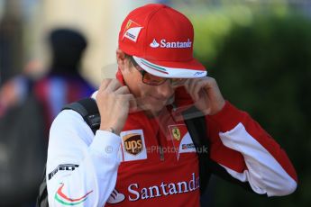 World © Octane Photographic Ltd. Sunday 22nd June 2014. Red Bull Ring, Spielberg – Austria - Formula 1 Paddock. Scuderia Ferrari - Kimi Raikkonen. Digital Ref : 0998LB1D3948