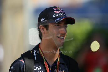 World © Octane Photographic Ltd. Sunday 22nd June 2014. Red Bull Ring, Spielberg – Austria - Formula 1 Paddock. Infiniti Red Bull Racing - Daniel Ricciardo. Digital Ref : 0998LB1D4029