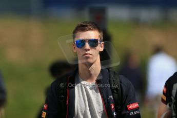 World © Octane Photographic Ltd. Sunday 22nd June 2014. Red Bull Ring, Spielberg – Austria - Formula 1 Paddock. Scuderia Toro Rosso - Daniil Kvyat. Digital Ref : 0998LB1D4067