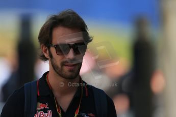 World © Octane Photographic Ltd. Sunday 22nd June 2014. Red Bull Ring, Spielberg – Austria - Formula 1 Paddock. Scuderia Toro Rosso - Jean-Eric Vergne. Digital Ref : 0998LB1D4156
