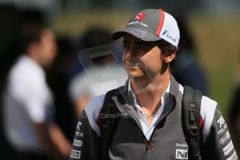 World © Octane Photographic Ltd. Sunday 22nd June 2014. Red Bull Ring, Spielberg – Austria - Formula 1 Paddock. Sauber - Esteban Gutierrez. Digital Ref : 0998LB1D4169