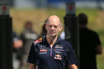 World © Octane Photographic Ltd. Sunday 22nd June 2014. Red Bull Ring, Spielberg – Austria - Formula 1 Paddock. Infiniti Red Bull Racing - Adrian Newey. Digital Ref : 0998LB1D4245