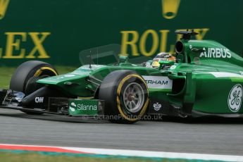 World © Octane Photographic Ltd. Friday 20th June 2014. Red Bull Ring, Spielberg - Austria - Formula 1 Practice 2.  Caterham F1 Team CT05 – Kamui Kobayashi. Digital Ref: 0992LB1D0457