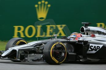 World © Octane Photographic Ltd. Friday 20th June 2014. Red Bull Ring, Spielberg - Austria - Formula 1 Practice 2.  McLaren Mercedes MP4/29 - Jenson Button. Digital Ref: 0992LB1D0471