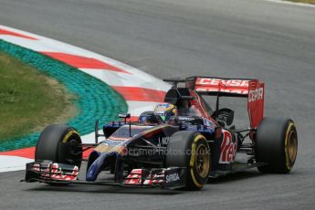 World © Octane Photographic Ltd. Friday 20th June 2014. Red Bull Ring, Spielberg - Austria - Formula 1 Practice 2.  Scuderia Toro Rosso STR9 - Jean-Eric Vergne. Digital Ref: 0992LB1D0481