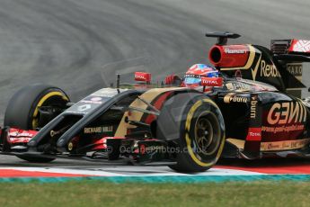 World © Octane Photographic Ltd. Friday 20th June 2014. Red Bull Ring, Spielberg - Austria - Formula 1 Practice 2.  Lotus F1 Team E22 - Romain Grosjean. Digital Ref: 0992LB1D0569