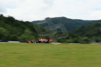 World © Octane Photographic Ltd. Friday 20th June 2014. Red Bull Ring, Spielberg - Austria - Formula 1 Practice 2. Infiniti Red Bull Racing RB10 - Sebastian Vettel. Digital Ref: 0992LB1D0923