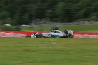 World © Octane Photographic Ltd. Friday 20th June 2014. Red Bull Ring, Spielberg - Austria - Formula 1 Practice 2. Mercedes AMG Petronas F1 W05 Hybrid - Nico Rosberg. Digital Ref: 0992LB1D0930