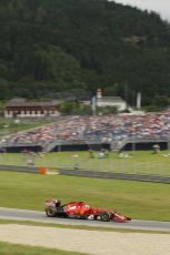 World © Octane Photographic Ltd. Saturday 21st June 2014. Red Bull Ring, Spielberg - Austria - Formula 1 Practice 3. Scuderia Ferrari F14T – Kimi Raikkonen. Digital Ref: 0995LB1D1381