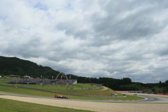 World © Octane Photographic Ltd. Saturday 21st June 2014. Red Bull Ring, Spielberg - Austria - Formula 1 Practice 3. Infiniti Red Bull Racing RB10 - Sebastian Vettel. Digital Ref: 0995LB1DX1861