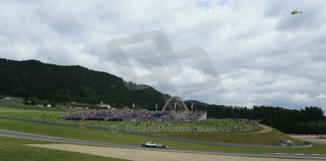 World © Octane Photographic Ltd. Saturday 21st June 2014. Red Bull Ring, Spielberg - Austria - Formula 1 Practice 3. Mercedes AMG Petronas F1 W05 Hybrid - Nico Rosberg. Digital Ref: 0995LB1DX1882