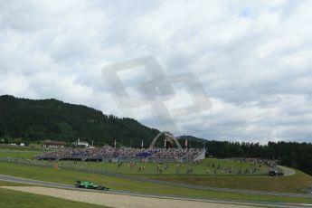 World © Octane Photographic Ltd. Saturday 21st June 2014. Red Bull Ring, Spielberg - Austria - Formula 1 Practice 3. Caterham F1 Team CT05 – Marcus Ericsson. Digital Ref: 0995LB1DX1903