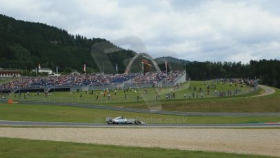 World © Octane Photographic Ltd. Saturday 21st June 2014. Red Bull Ring, Spielberg - Austria - Formula 1 Practice 3. Mercedes AMG Petronas F1 W05 Hybrid - Nico Rosberg. Digital Ref: 0995LB1DX1944