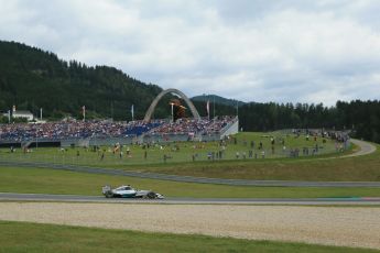 World © Octane Photographic Ltd. Saturday 21st June 2014. Red Bull Ring, Spielberg - Austria - Formula 1 Practice 3. Mercedes AMG Petronas F1 W05 Hybrid – Lewis Hamilton. Digital Ref: 0995LB1DX1953