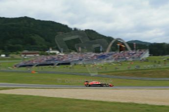 World © Octane Photographic Ltd. Saturday 21st June 2014. Red Bull Ring, Spielberg - Austria - Formula 1 Practice 3. Marussia F1 Team MR03 - Max Chilton. Digital Ref: 0995LB1DX1971