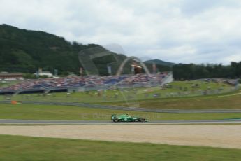 World © Octane Photographic Ltd. Saturday 21st June 2014. Red Bull Ring, Spielberg - Austria - Formula 1 Practice 3. Caterham F1 Team CT05 – Marcus Ericsson. Digital Ref: 0995LB1DX1989