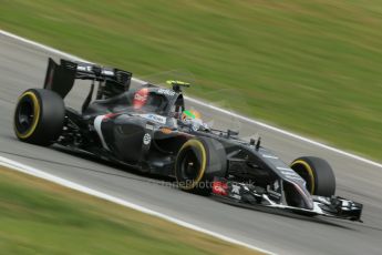 World © Octane Photographic Ltd. Saturday 21st June 2014. Red Bull Ring, Spielberg - Austria - Formula 1 Practice 3. Sauber C33 - Esteban Gutierrez. Digital Ref: 0995LB1DX2157