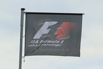 World © Octane Photographic Ltd. Saturday 21st June 2014. Red Bull Ring, Spielberg - Austria - Formula 1 Practice 3. F1 flag. Digital Ref: 0995LB1D1424