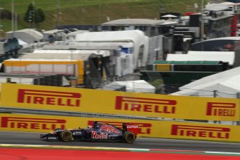 World © Octane Photographic Ltd. Saturday 21st June 2014. Red Bull Ring, Spielberg - Austria - Formula 1 Qualifying. Scuderia Toro Rosso STR9 - Jean-Eric Vergne. Digital Ref: 0996LB1D1465