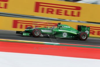 World © Octane Photographic Ltd. Saturday 21st June 2014. Red Bull Ring, Spielberg - Austria - Formula 1 Qualifying. Caterham F1 Team CT05 – Kamui Kobayashi. Digital Ref: 0996LB1D2465