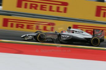 World © Octane Photographic Ltd. Saturday 21st June 2014. Red Bull Ring, Spielberg - Austria - Formula 1 Qualifying. McLaren Mercedes MP4/29 - Jenson Button. Digital Ref: 0996LB1D2558