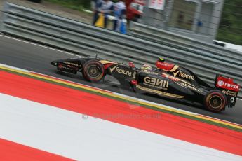 World © Octane Photographic Ltd. Saturday 21st June 2014. Red Bull Ring, Spielberg - Austria - Formula 1 Qualifying. Lotus F1 Team E22 – Pastor Maldonado. Digital Ref: 0996LB1D2811